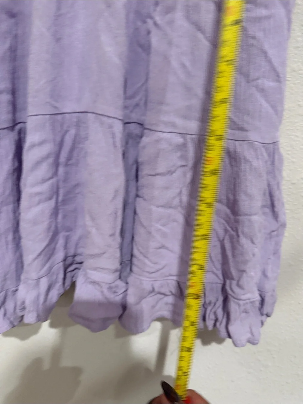 Lavender Tie-Front Spaghetti Strap Tank Top